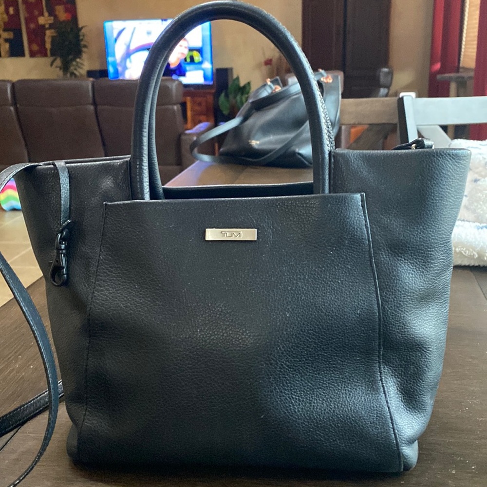 Tumi Leather Handbag